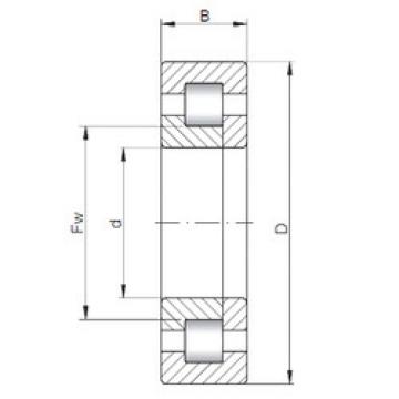 Original SKF Cylindrical Roller Bearings NUP2204 E CX