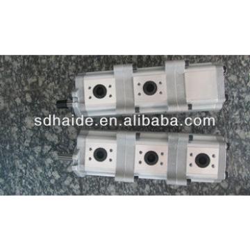 excavator double pump, excavator duplex pump, main hydraulic pump for PC120