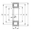 Original SKF Cylindrical Roller Bearings NUP219-E-TVP2 FAG #1 small image