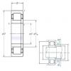 Original SKF Cylindrical Roller Bearings NUP2222EM NSK