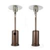 Good outdoor vertical spray umbrella gas and electric heater