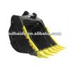 high quality volvo EC460 excavator bucket and bucket teeth #1 small image