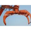 volvo hydraulic log grapples/log grapple garb/log grapple fork for excavator for sale in stock