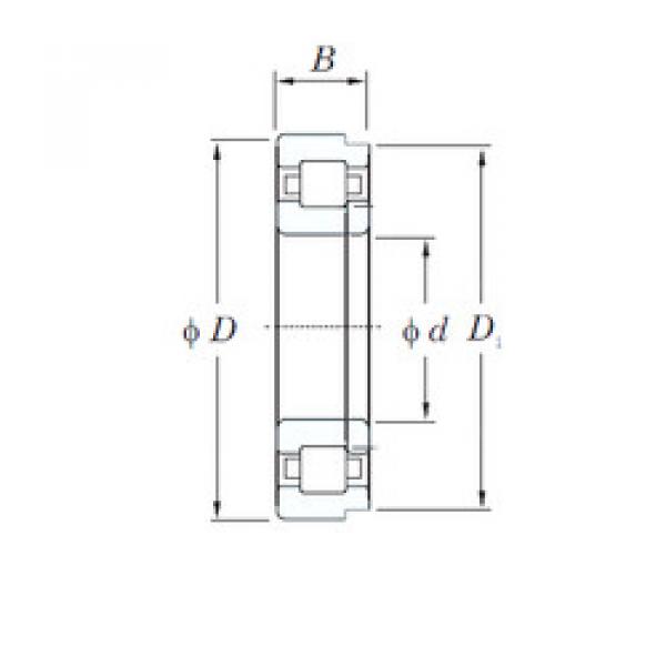 Original SKF Cylindrical Roller Bearings NUP218R KOYO #1 image