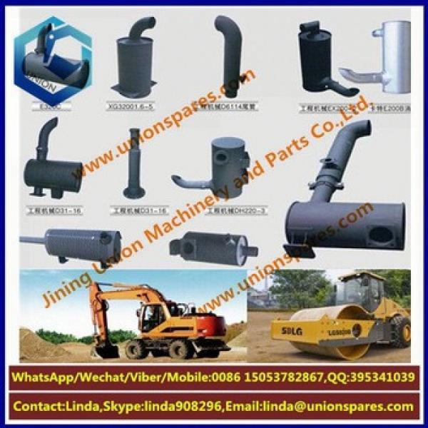 Factory price SK200 Exhaust muffler Excavator muffler Construction Machinery Parts Silencer #5 image