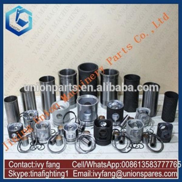 6BT5.9-C Engine Cylinder Liner Kit Piston Piston Ring for Hyundai Excavator R220-5 #5 image