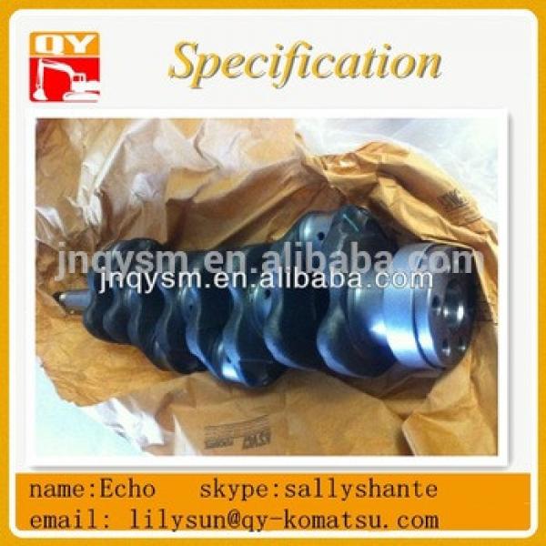 S6D110 Crankshaft, forged steel crankshaft 6138-31-1010 for WA350 #1 image