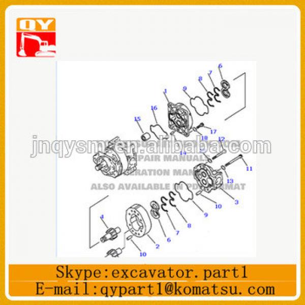 loader WA600-3 hydraulic gear pump 705-53-42000 for sale #1 image