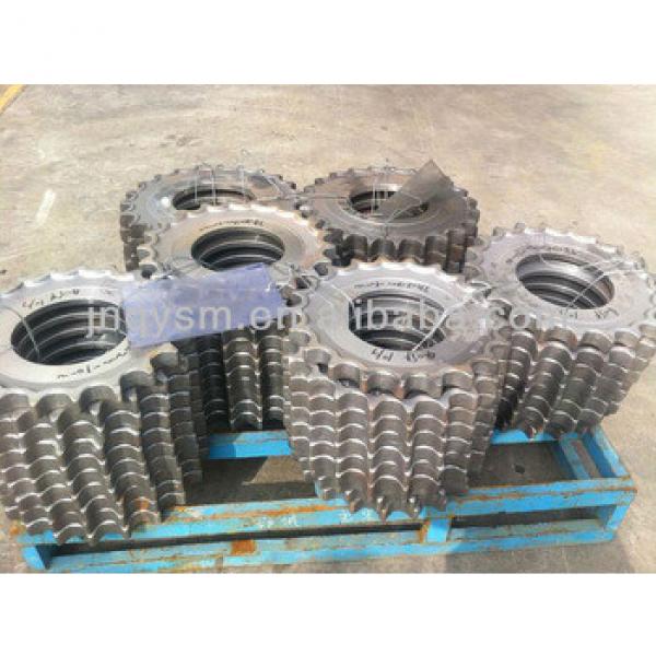 Excavator sprocket tooth roller driving pulley track shoe #1 image