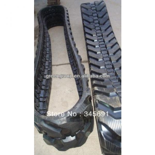 Kobelco SK27 rubber track:kobelco SK25 rubber pad ,SK45,SK85,SK50,SK60,SK35,SK75,SK55,SK80,SK100,SK30,SK20,SK40,SK70,SK65,SK90 #1 image