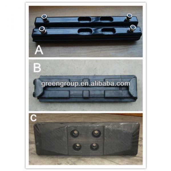 EXCAVATOR CHAIN ON RUBBER TRACK PAD,400MM,600mm,450mm,500mm,300mm,Doosan,Daewoo,Hyundai,Volvo,Sumitomo,Kubota, #1 image