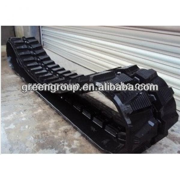 Kubota rubber track,KX121-2 excavator rubber track,KX71,KX91,KX101,KX161,KX040,KX45,KX151,KX163,KX136,KX042,K41,KH014,KH90,KH101 #1 image