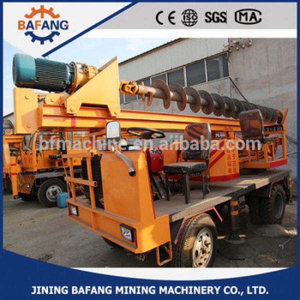 high efficiency good quality pile driving tree planter machine #1 image