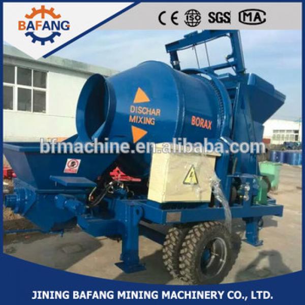 Affordable Concrete Mixer Pump Trailer Hydraulic Portable Concrete Mixing Equipment Grout Cement Concrete Pump #1 image