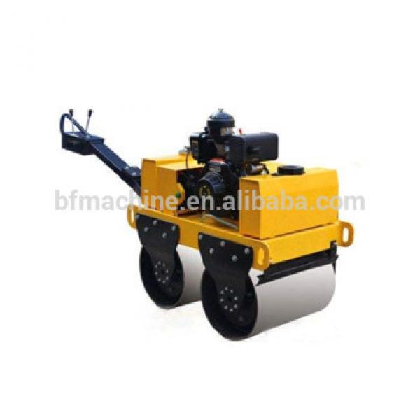 9.0HP power walk behind double drums mini compactor road roller #1 image