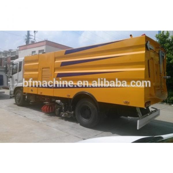 16 Cube Dustbin Pavement Sweeper Truck for hot sale #1 image