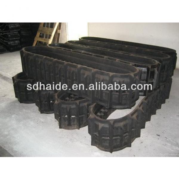 excavator rubber crawler track for Kubota,rubber track KX155-3S,KX135-3S,KX163-5,KX165-5 #1 image