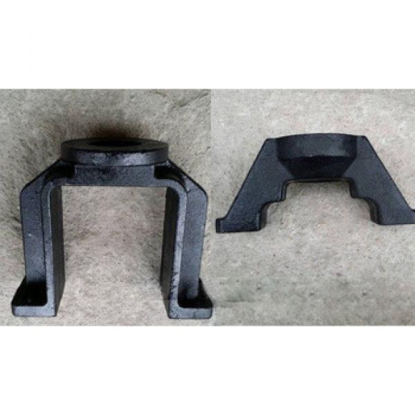 China supplier PC450LC excavator spring seat yoke, 208-30-74110,Excavator Idler Cushion Yoke PC450LC,PC450LC-8 #1 image