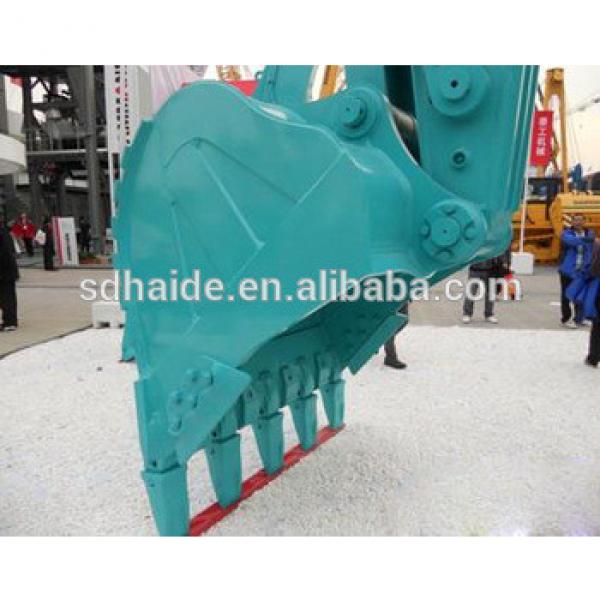 SK75-8 ditching bucket, capacity 0.4CBM Kobelco excavator ditching bucket #1 image