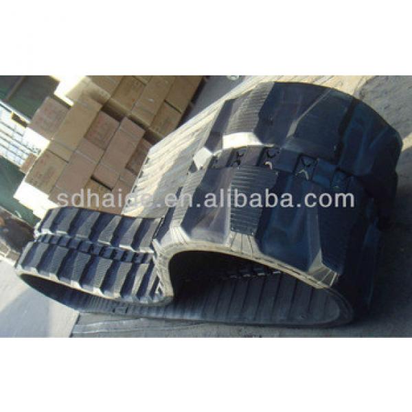 takeuchi 400x72.5x74 rubber track, custom rubber tracks for excavator kubota,bobcat,volvo,kobelco #1 image