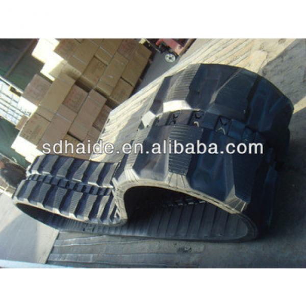 kubota harvester bobcat rubber track, light rubber tracks for excavator volvo,doosan,kobelco #1 image