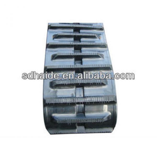 agricultural machinery rubber track assembly for harvester bobcat volvo doosan kobelco #1 image