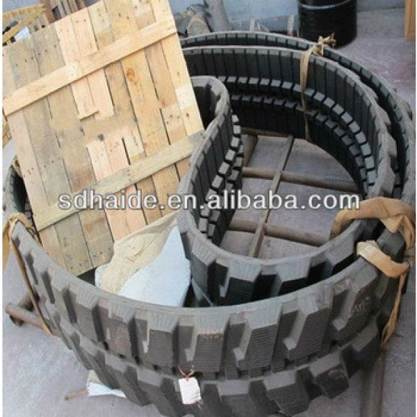 crawler excavator rubber track, rubber tracks for kubota #1 image