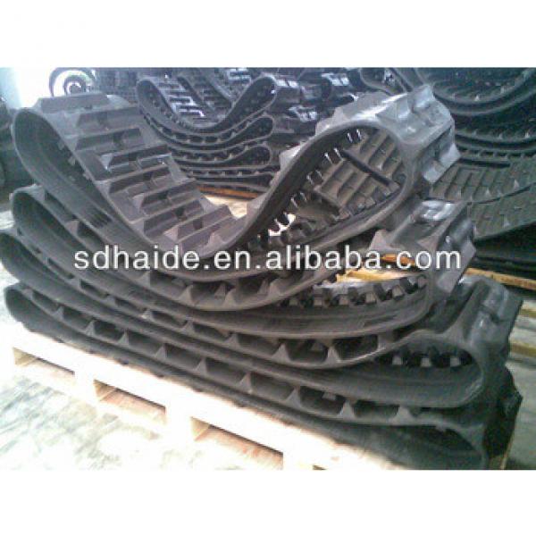 rubber track for excavator PC35,PC08,PC25,PC30,PC40,PC50,PC60,PC75,PC78,PC90,PC100,PC120 #1 image