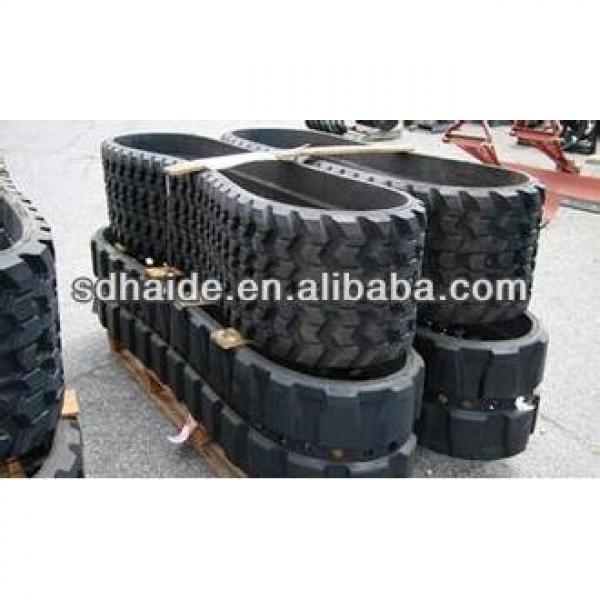 mini excavator rubber tracks used,small rubber track,rubber track system #1 image