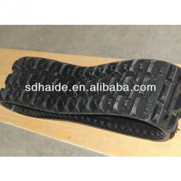 digger rubber crawler/track,grab rubber crawler/track for Sumitomo/Kawasaki/Kubota/Shantui/Bobcat/Hino excavator #1 image