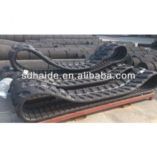 rubber crawler for excavator,rubber crawler for kubota excavator and dumper,K005,K008,K013,K020,K022,K030,KC120 #1 image