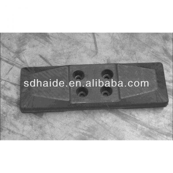 bolt on excavator rubber track pad,track belt for Doosan,Daewoo,Kobelco,Kato,Kubota,Volvo,Sumitomo #1 image