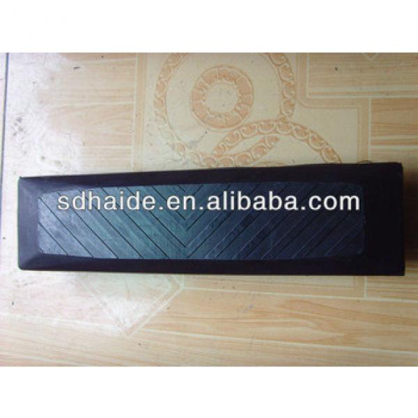 rubber track pad for excavator Kubota kobelco volvo doosan #1 image