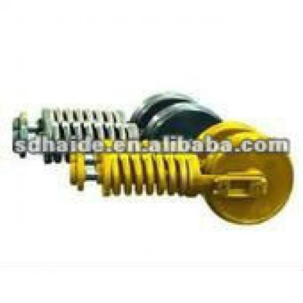 adjustable recoil spring/ headlight adjusting/ track front idler adjuster cushion roller for excavator #1 image