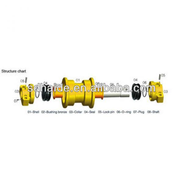 excavator bottom roller,excavator track roller,PC75,PC78,PC90,PC100,PC40,PC150,PC200,PC120,PC220,PC210,PC320,PC450 #1 image