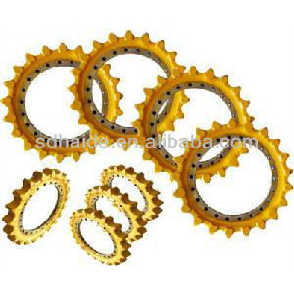 sprocket idler,segment group,split sprocket,PC60-7,PC75,PC90,PC100,PC120-6,PC150-6,PC200-2,PC200-7,PC220-6,PC240,PC300,PC350 #1 image